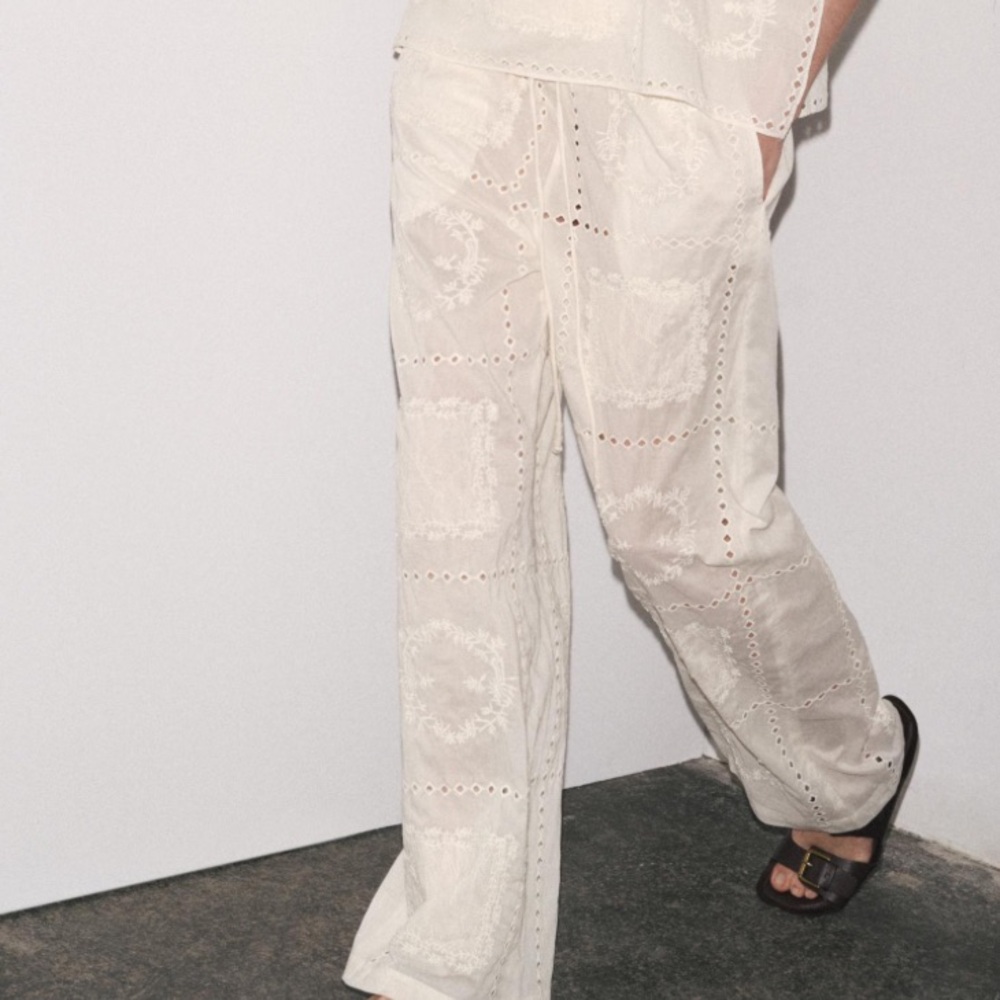New EMBROIDERED  PANTS ZW COLLECTION
